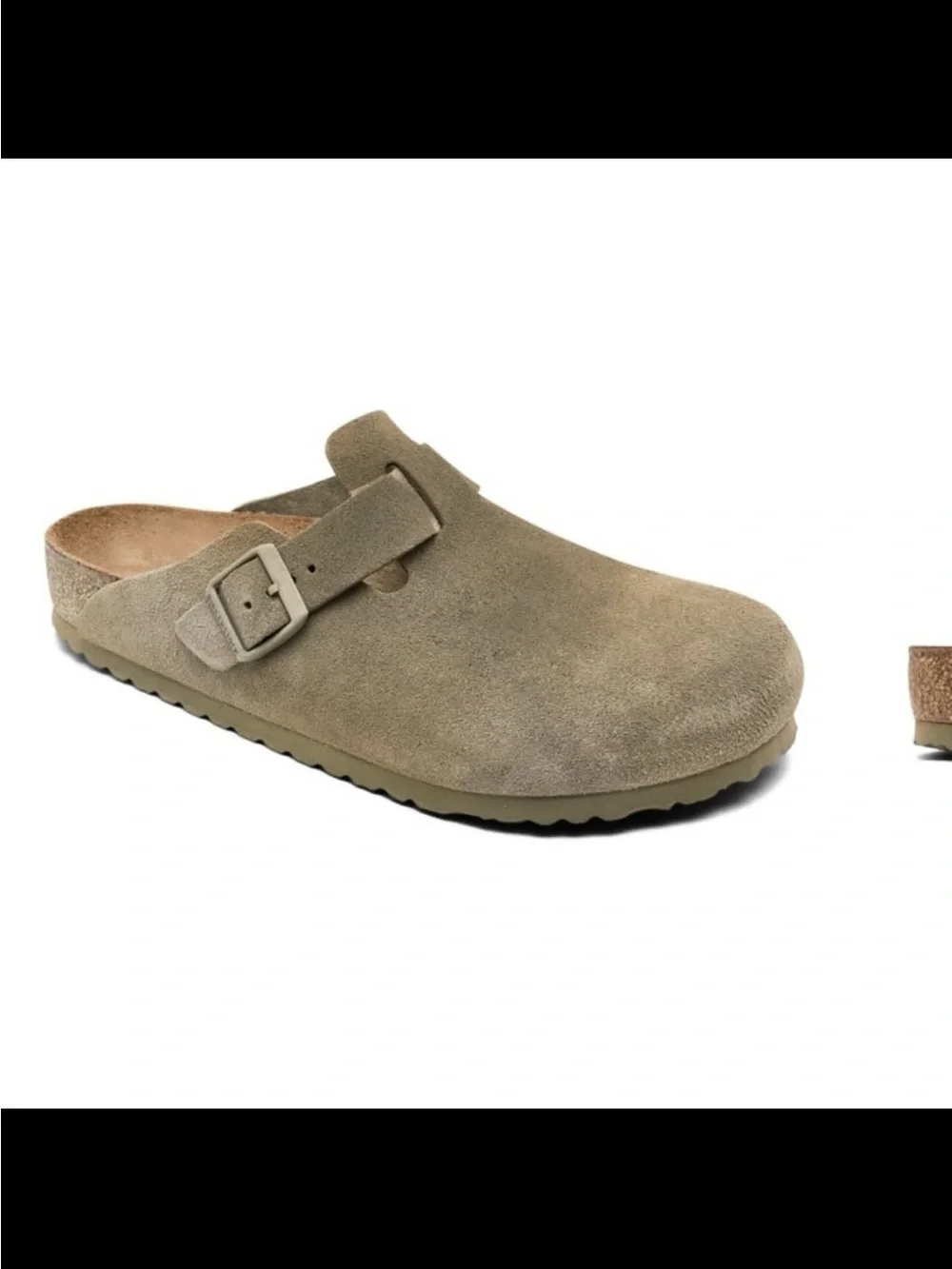 NWB Birkenstock men’s Boston suede leather casual clogs olive green size 11-11.5